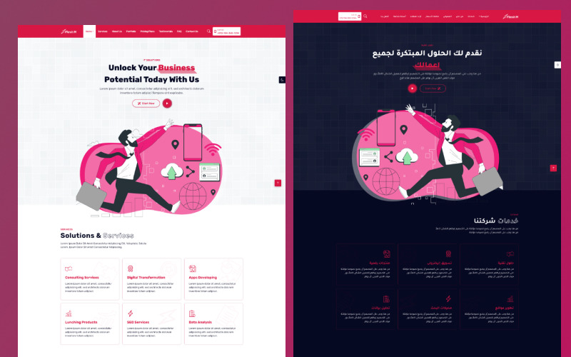 Flash.M - IT Solutions & Multi-Purpose HTML5 Bootstrab5 Responsive Modern Website Template Landing Page Template