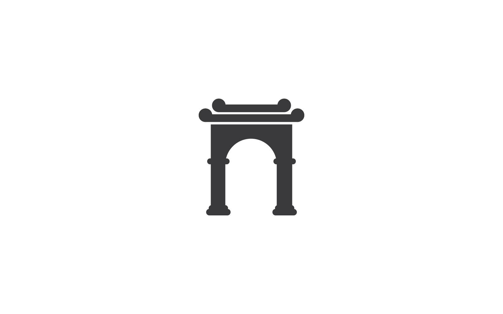 Gate icon illustration vector flat design