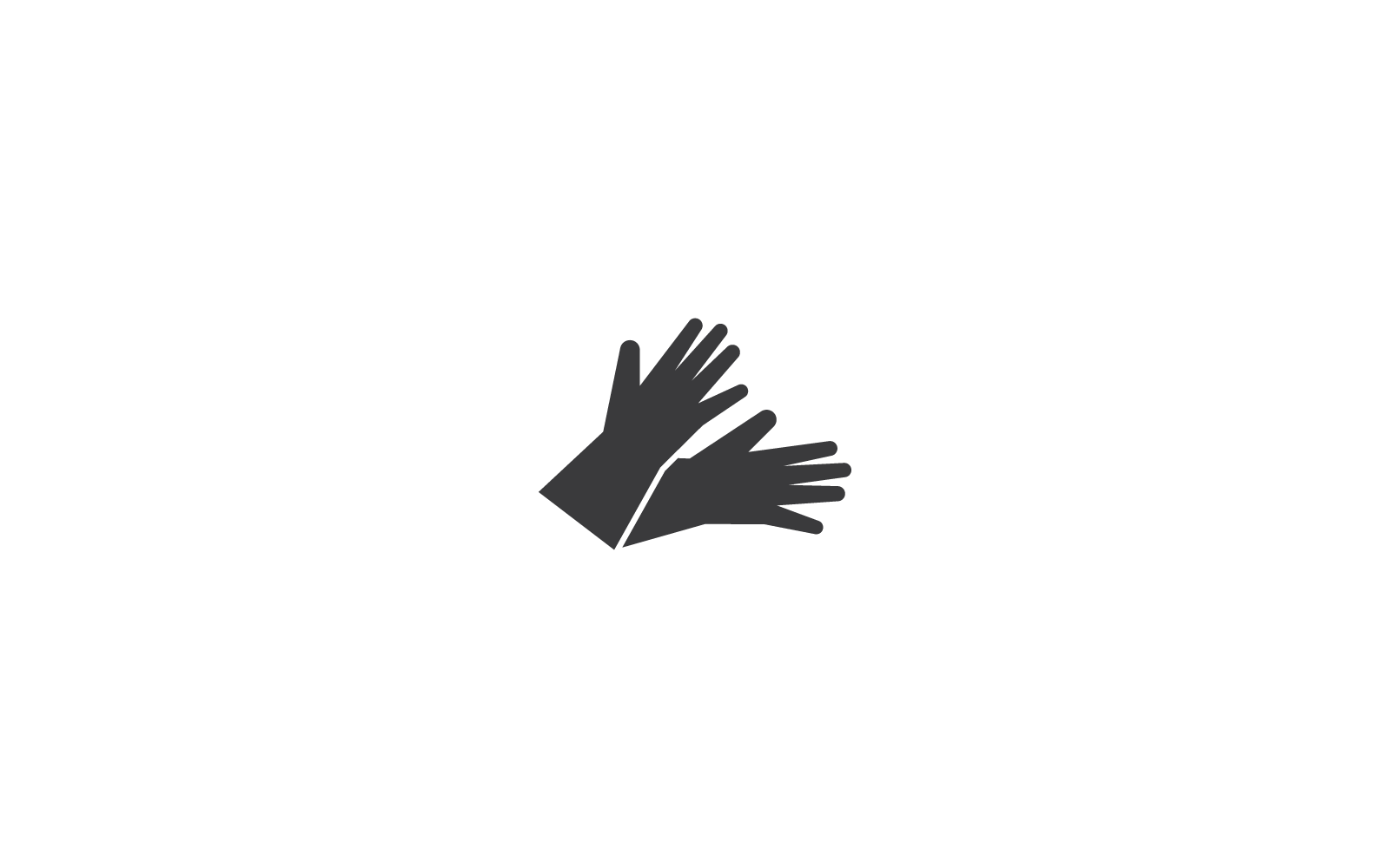 Medical safety gloves icon illustration vector design