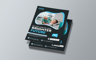 Modern Medical Dental Care Poster Or Flyer Template