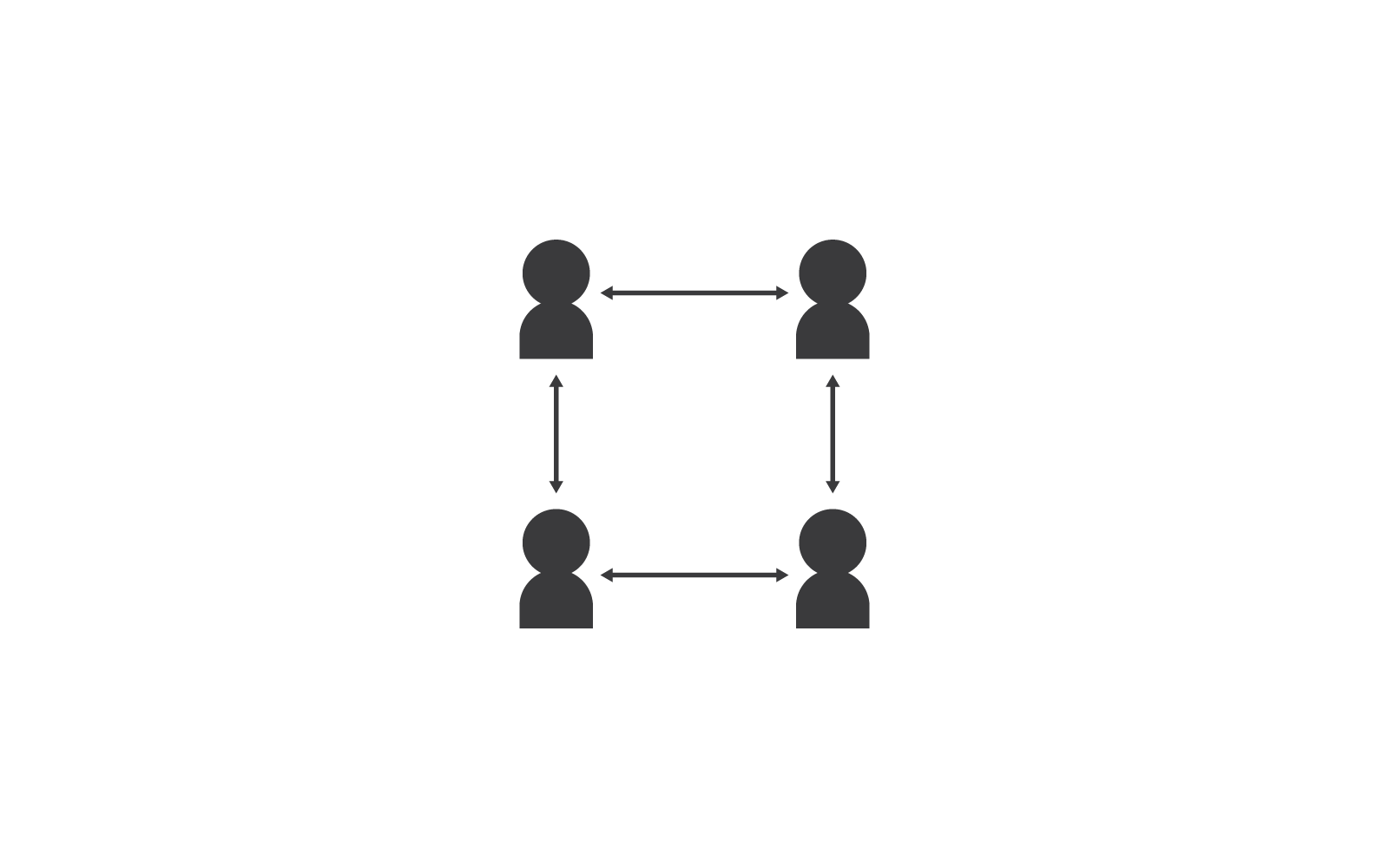 Social distancing icon vector illustration