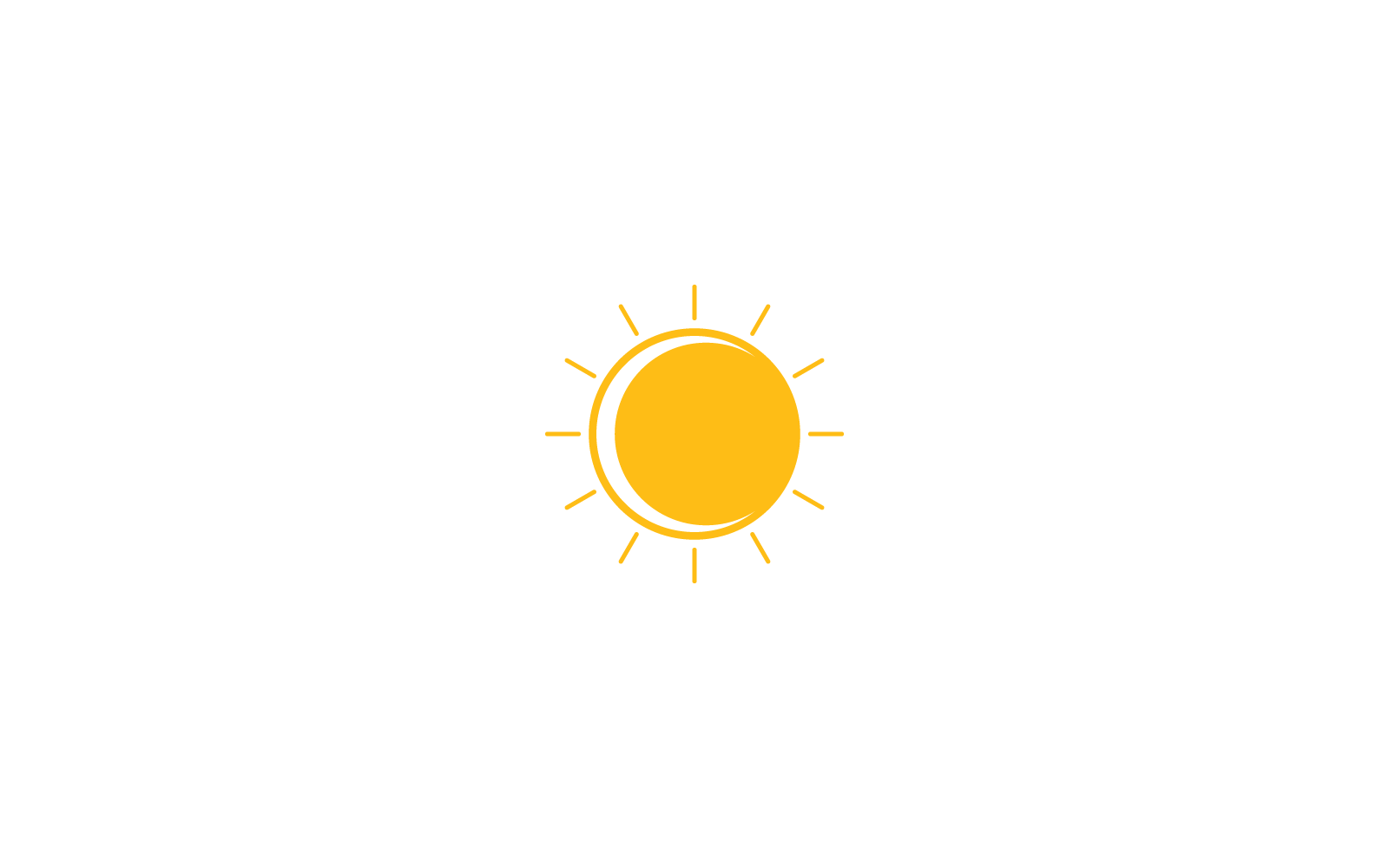 Zomerzon illustratie vector logo sjabloon