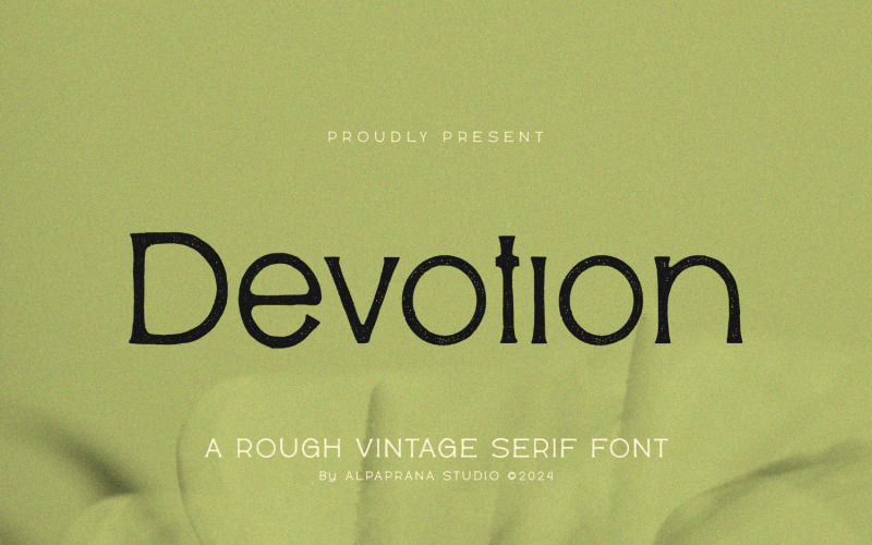 Devotion - Rough Serif Font
