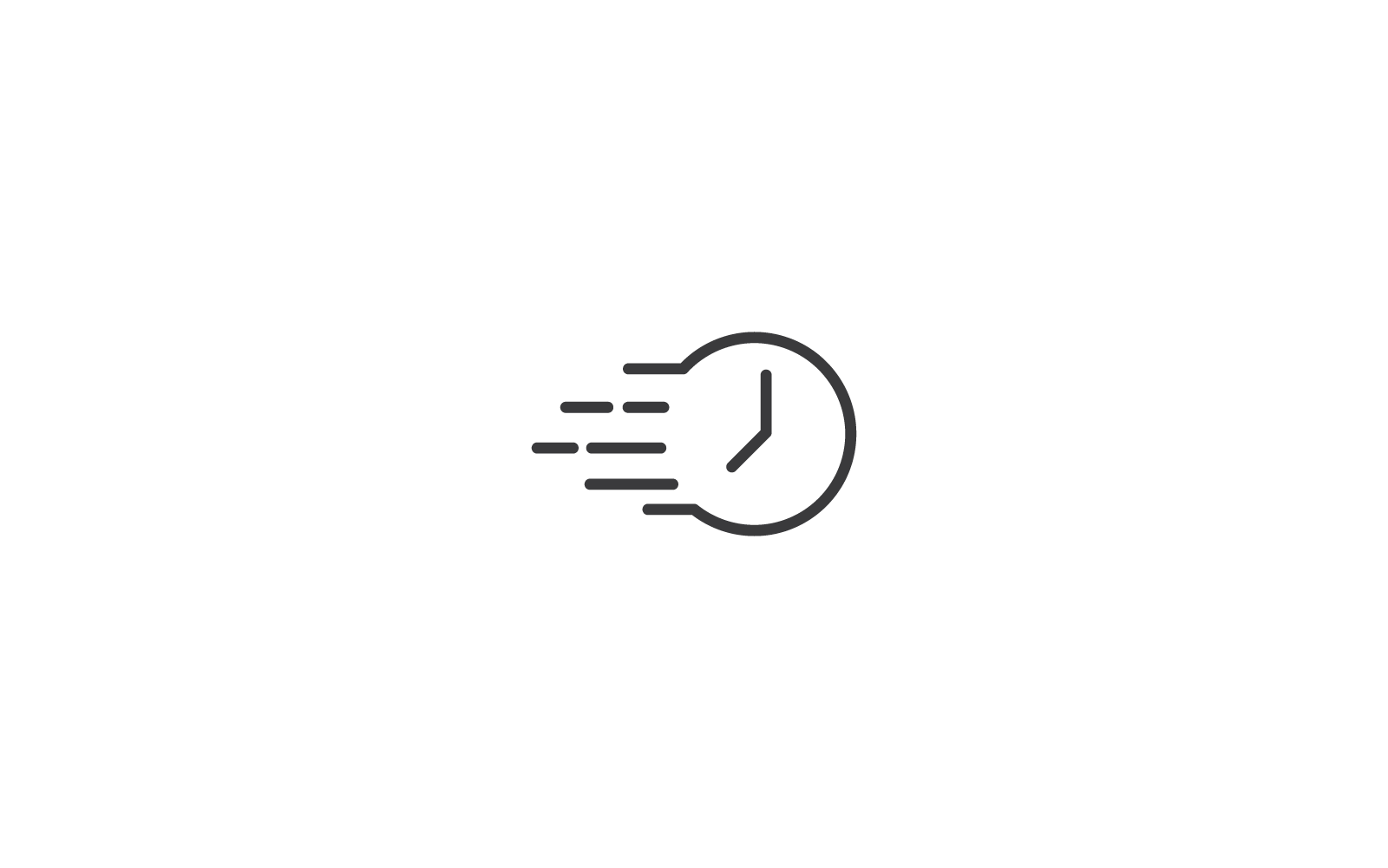 Fast Time logo icon illustration vector template