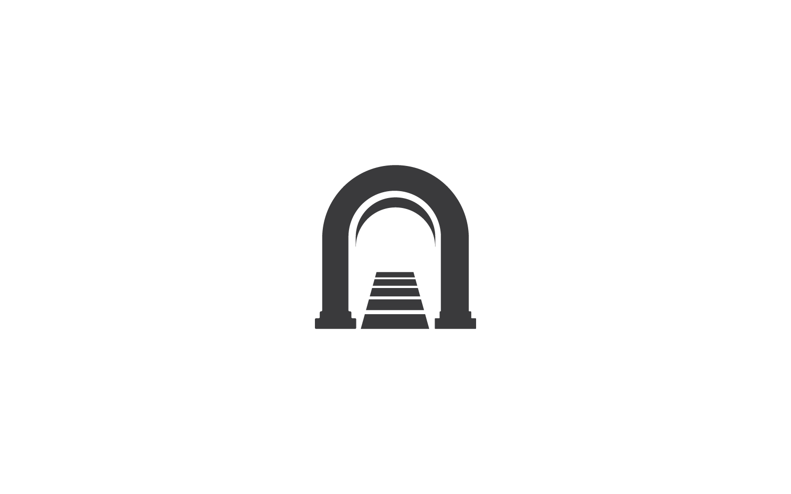 Gate illustration vector flat design template