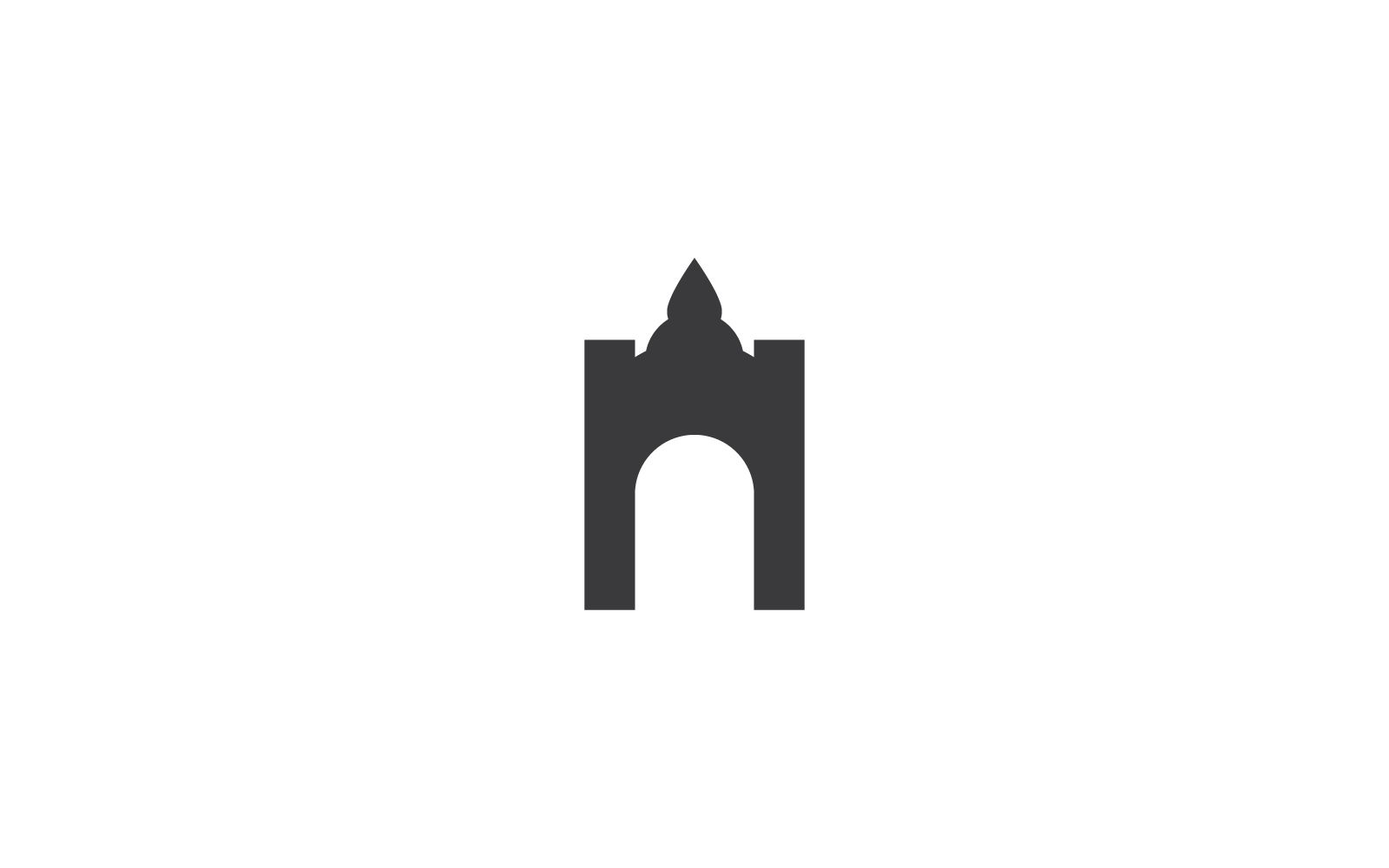 Icono de ilustración de puerta vector diseño plano
