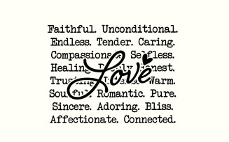 Love Words png png, Romantic Valentines Day png, Love Definition Sublimation, Kind Words & Love