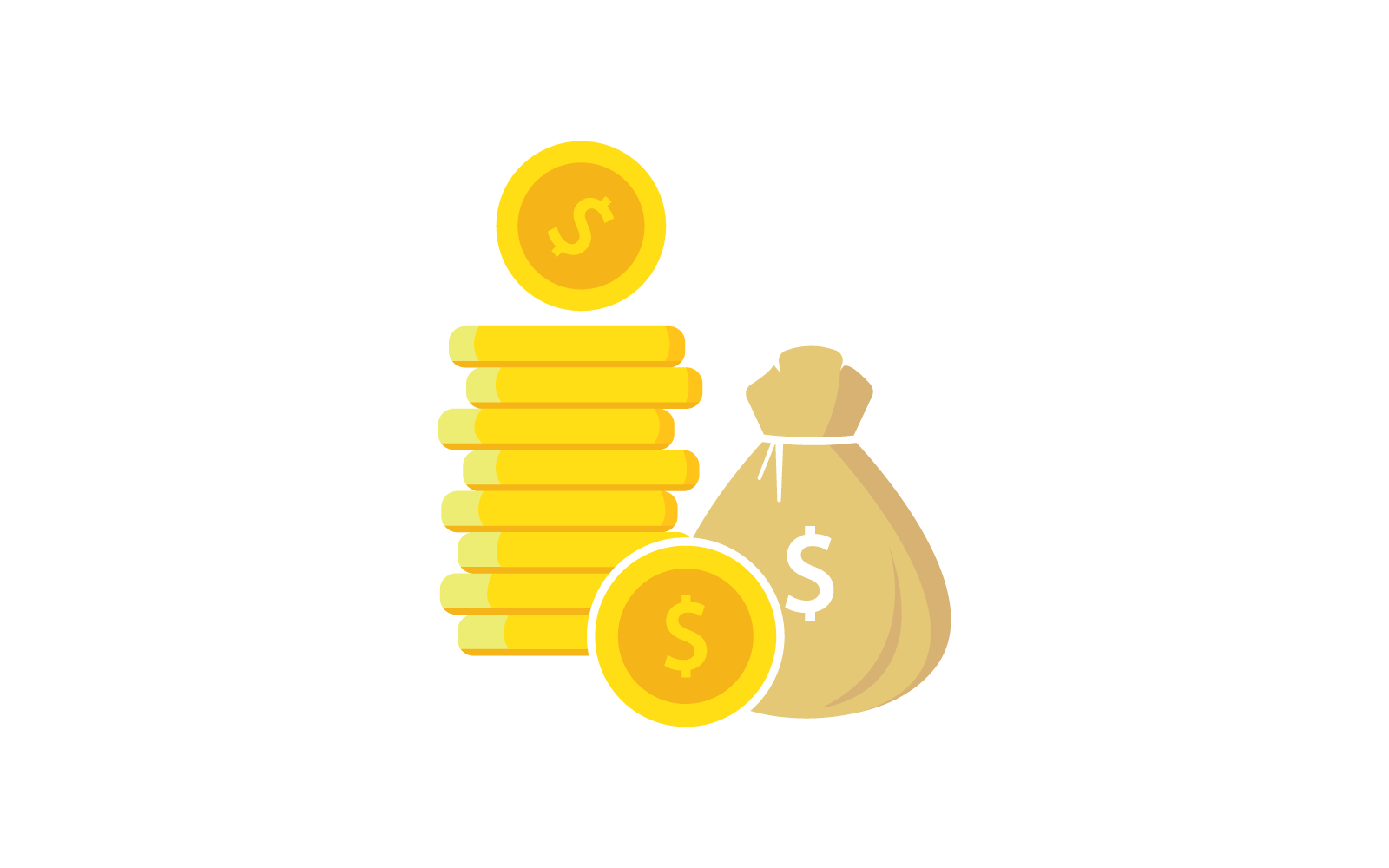 Money design vector icon template Logo Template