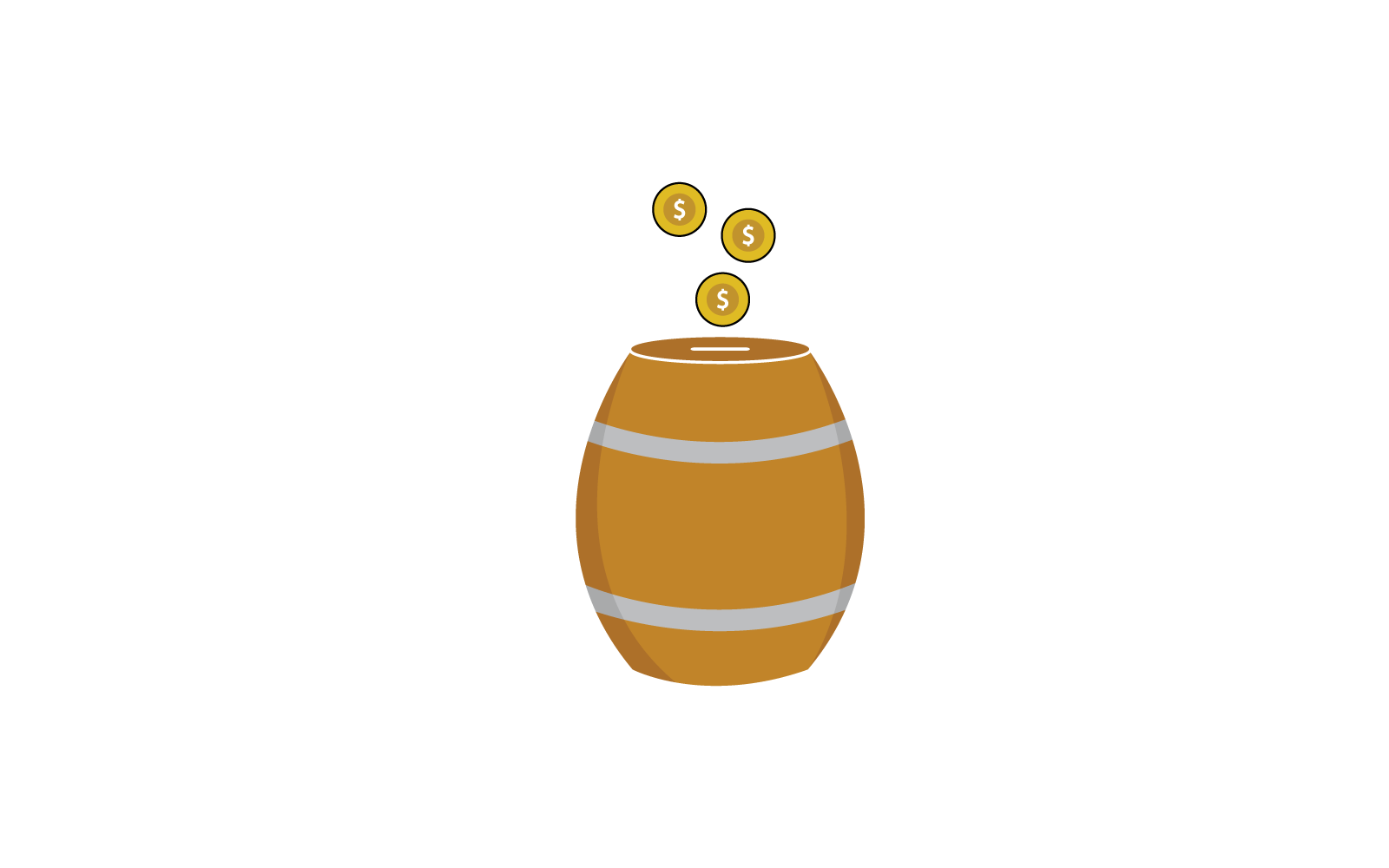 Vorlage für Geld-Design, Vektorillustration