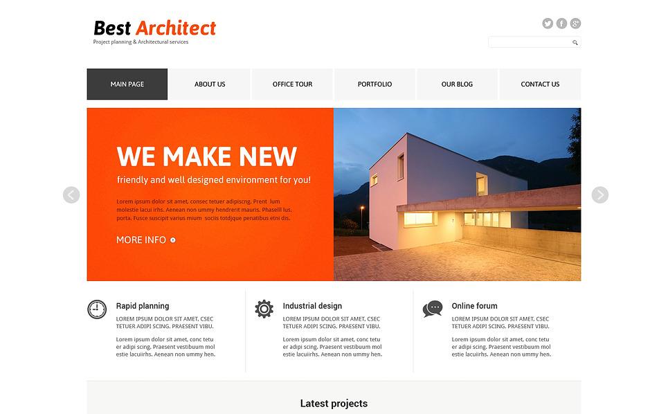 Architecture Responsive Joomla Template 47361