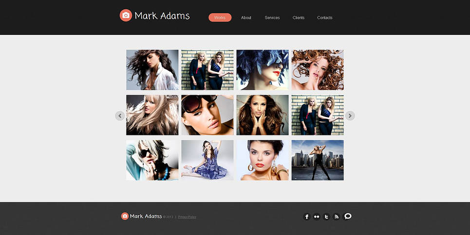 Photographer Portfolio Photo Gallery Template New Screenshots BIG