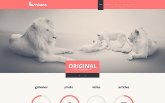 Photographer Portfolio Website Template
