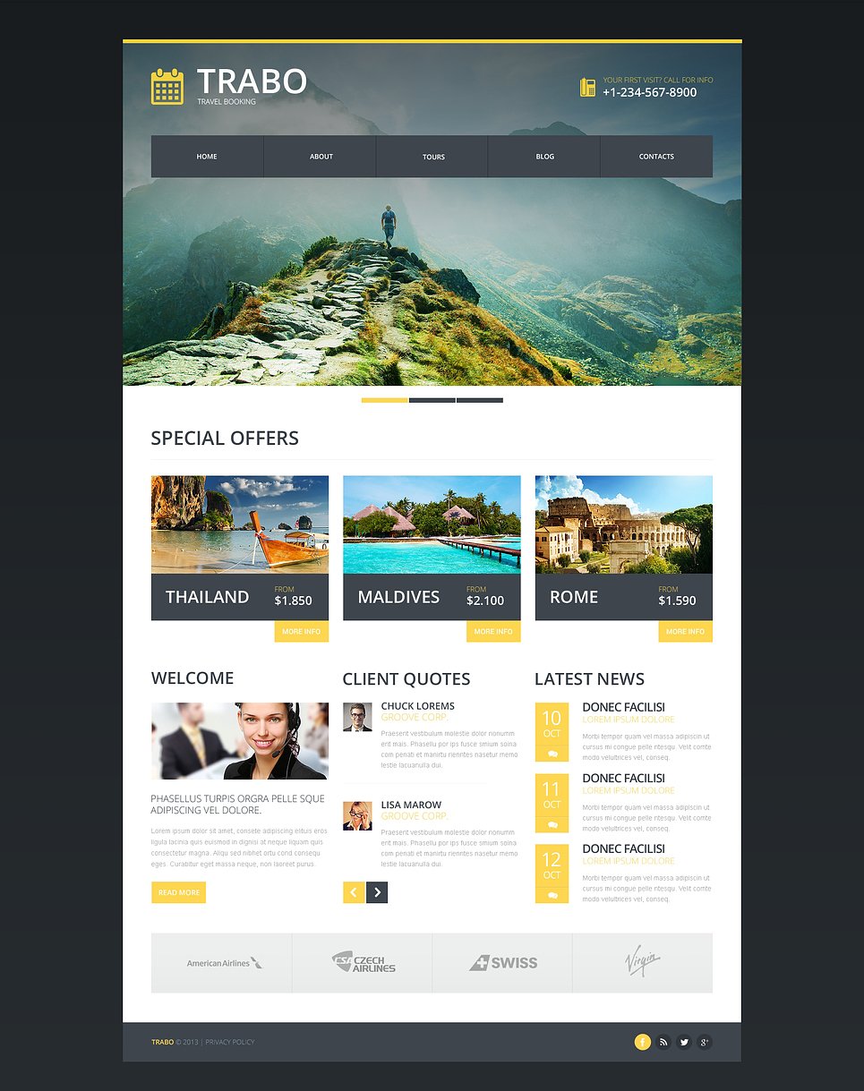 Single Page Responsive Website Template Free Download BEST HOME