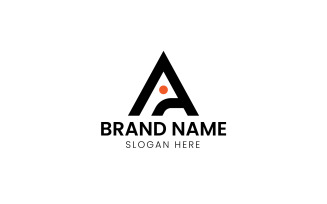 Letter A company logo-12-596
