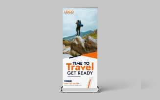 Design of Holiday Travel Rollup Banner Signage