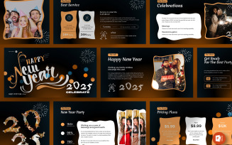 Happy New Year 2025 Presentation Template