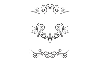 Luxury frames, borders and corners with ornate swirls V.3