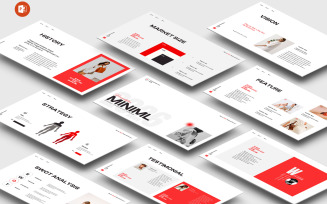 Minimal Business PowerPoint Layout Template