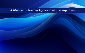 Blue abstract wavy background