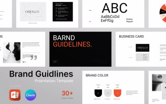 Simple Brand Guidelines Presentation Template