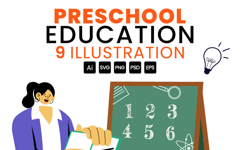 9 Preschool Education Illustration