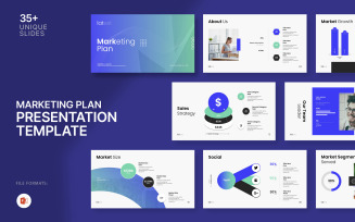 Latest Marketing Plan Presentation Template