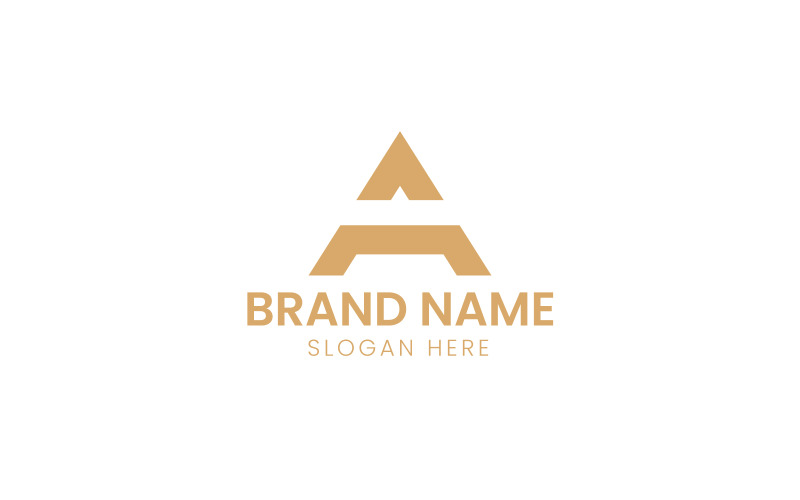 Letter A company logo-607 Logo Template