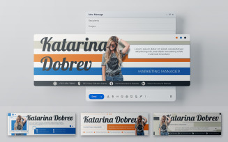 Modern Email Signature Template 407
