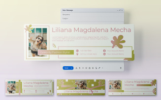 Playful Email Signature Template 397