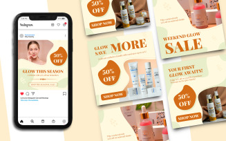 Beauty Promo Instagram Post Template