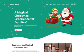 Jingle Lights - Christmas Event Website Template