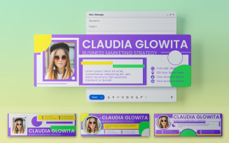 Modern Email Signature Template 397