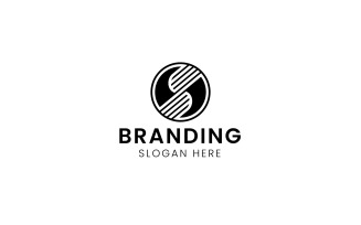 Iconic letter S vector logo-635