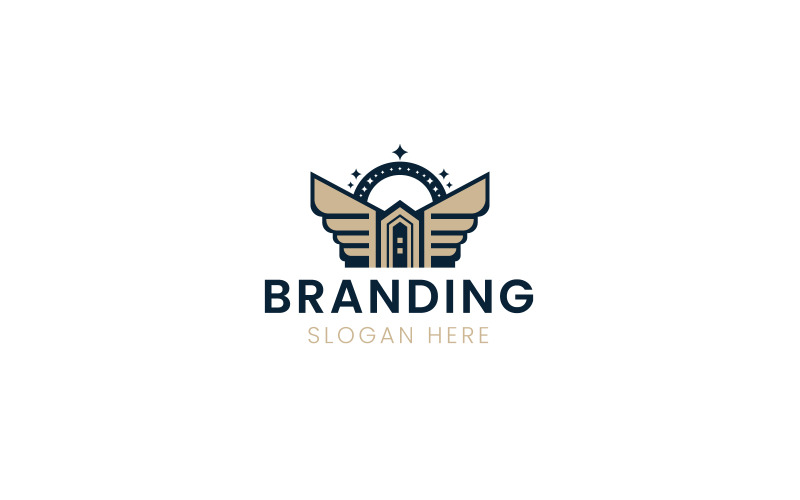 Wing luxury home logo-630 Logo Template