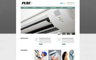 Air Conditioning Responsive Joomla Template