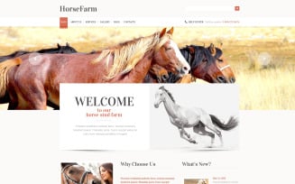Promotion of Horse Farms WordPress Theme