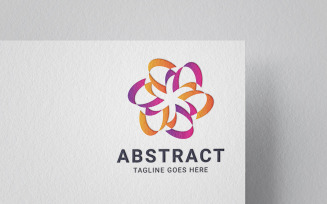 Abstract colorful logo icon vector symbol illustration template design.