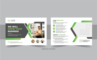 Creative postcard design or amazing or modern business eddm postcard design template