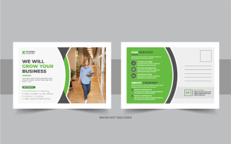 Creative postcard design or amazing or modern business eddm postcard template design