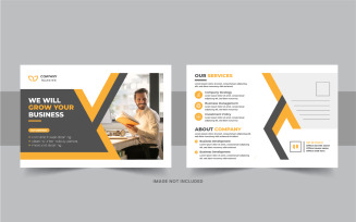Creative postcard design or amazing or modern business eddm postcard template