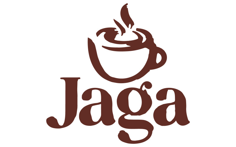 Coffee shop company logo illustration Illustration