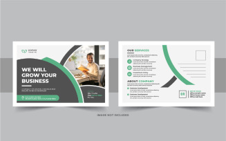 Creative postcard design or amazing or modern business eddm postcard template design layout