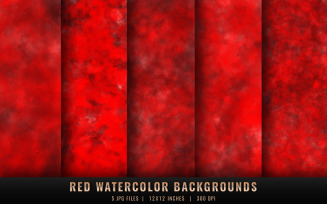 Red Watercolor Backgrounds