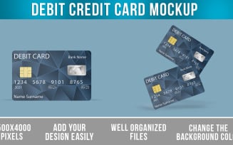 A Debit Credit Card Mockup