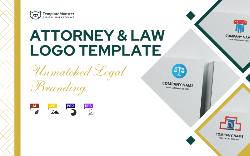 Attorney & Law Logo Template
