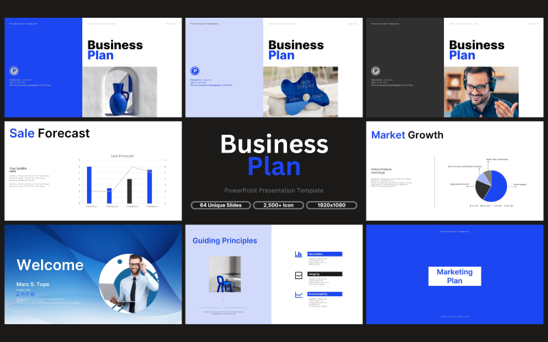 Business Plan Presentation Template. PowerPoint Template