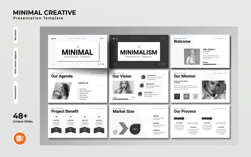Creative Minimal Presentation PowerPoint Template Creative Minimal Presentation PowerPoint Template