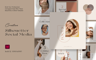 Silhouette Social Media Pack Template