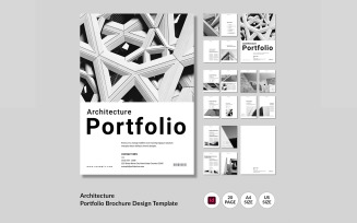 Architecture Portfolio Brochure Template Layout