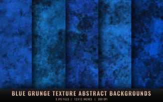 Blue Grunge Texture Abstract Backgrounds